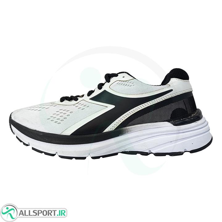 کتانی رانینگ مردانه دیادورا طرح اصلی Diadora Runing White Black